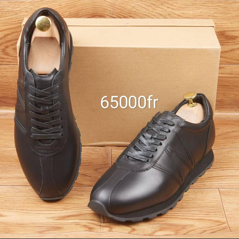 Soulier Basket En Cuir