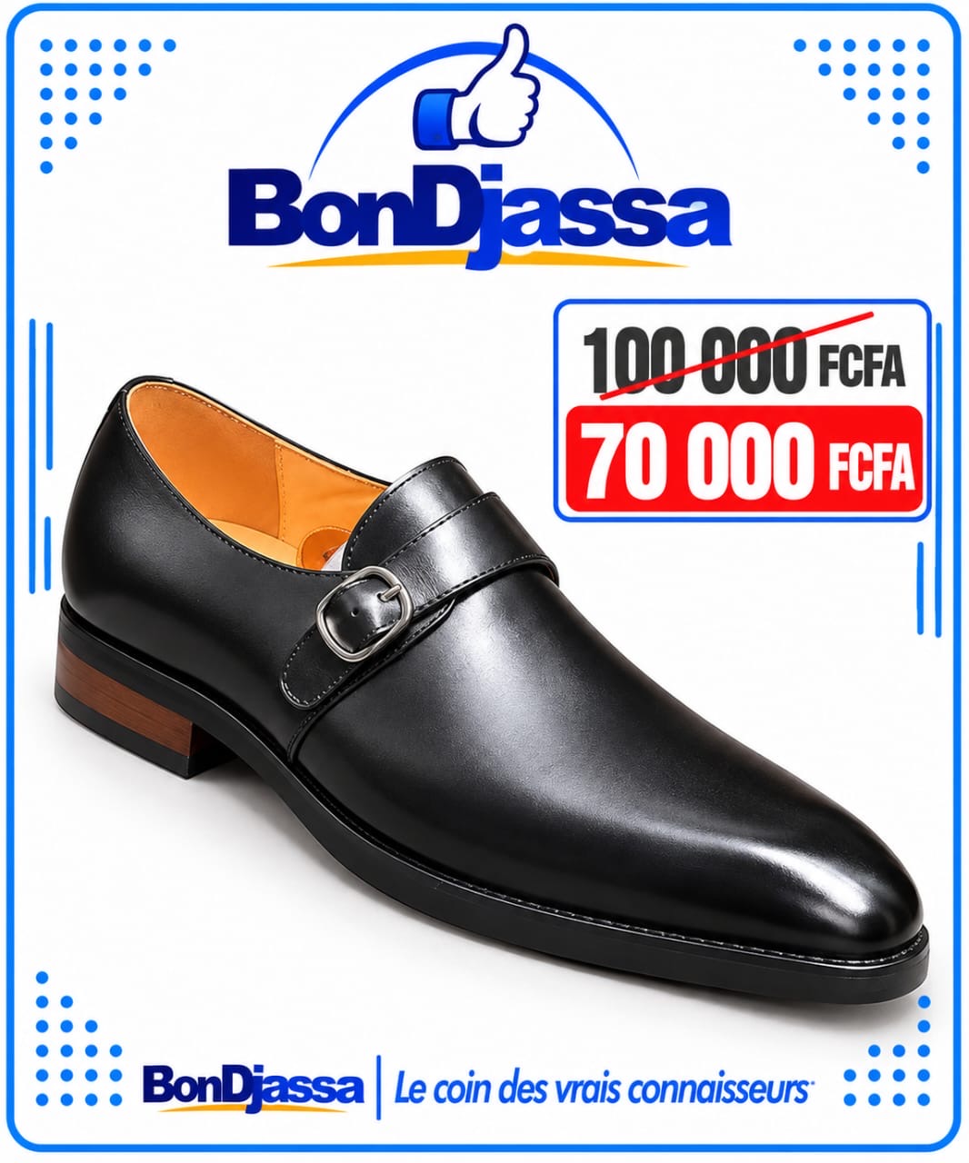 Soulier ANAX Lamarque italien matière en cuir