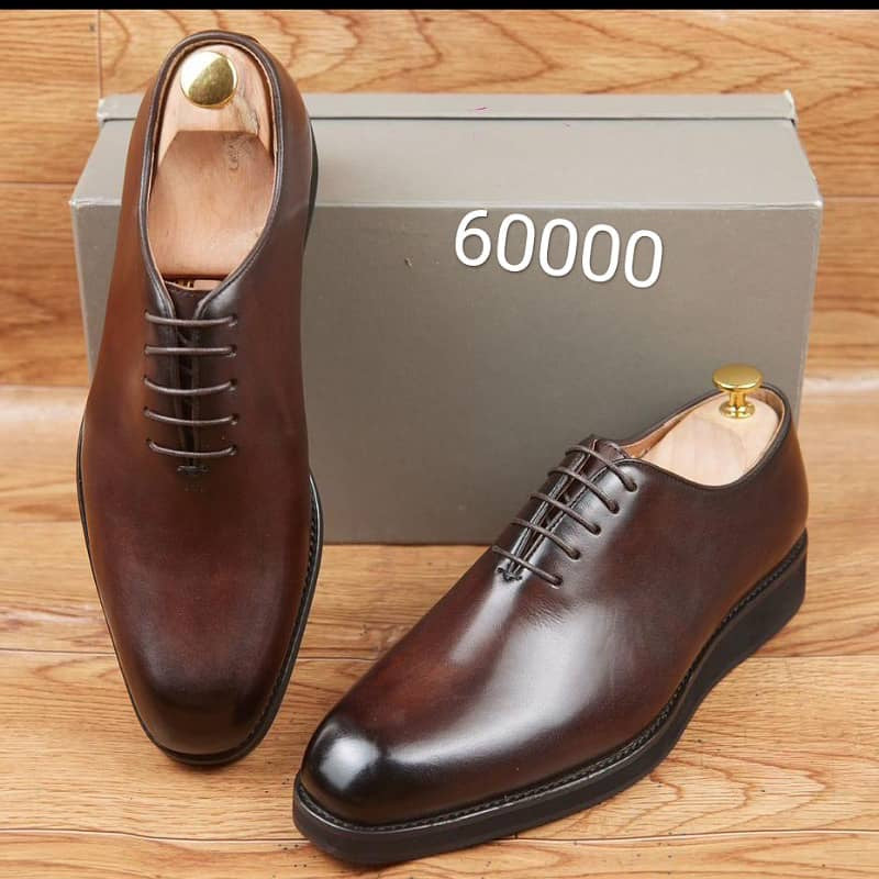 Soulier En Cuir A Lacets