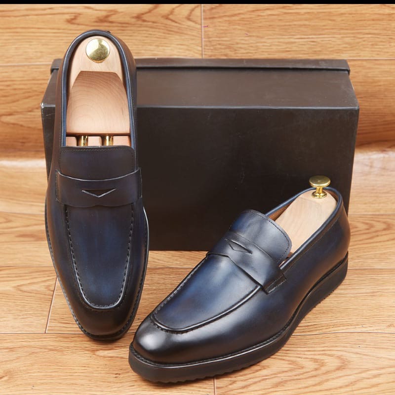 Mocassin En Cuir