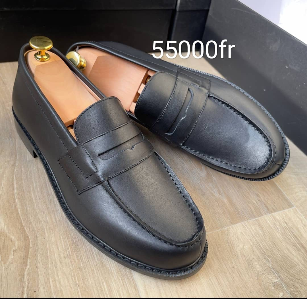 Mocassin En Cuir