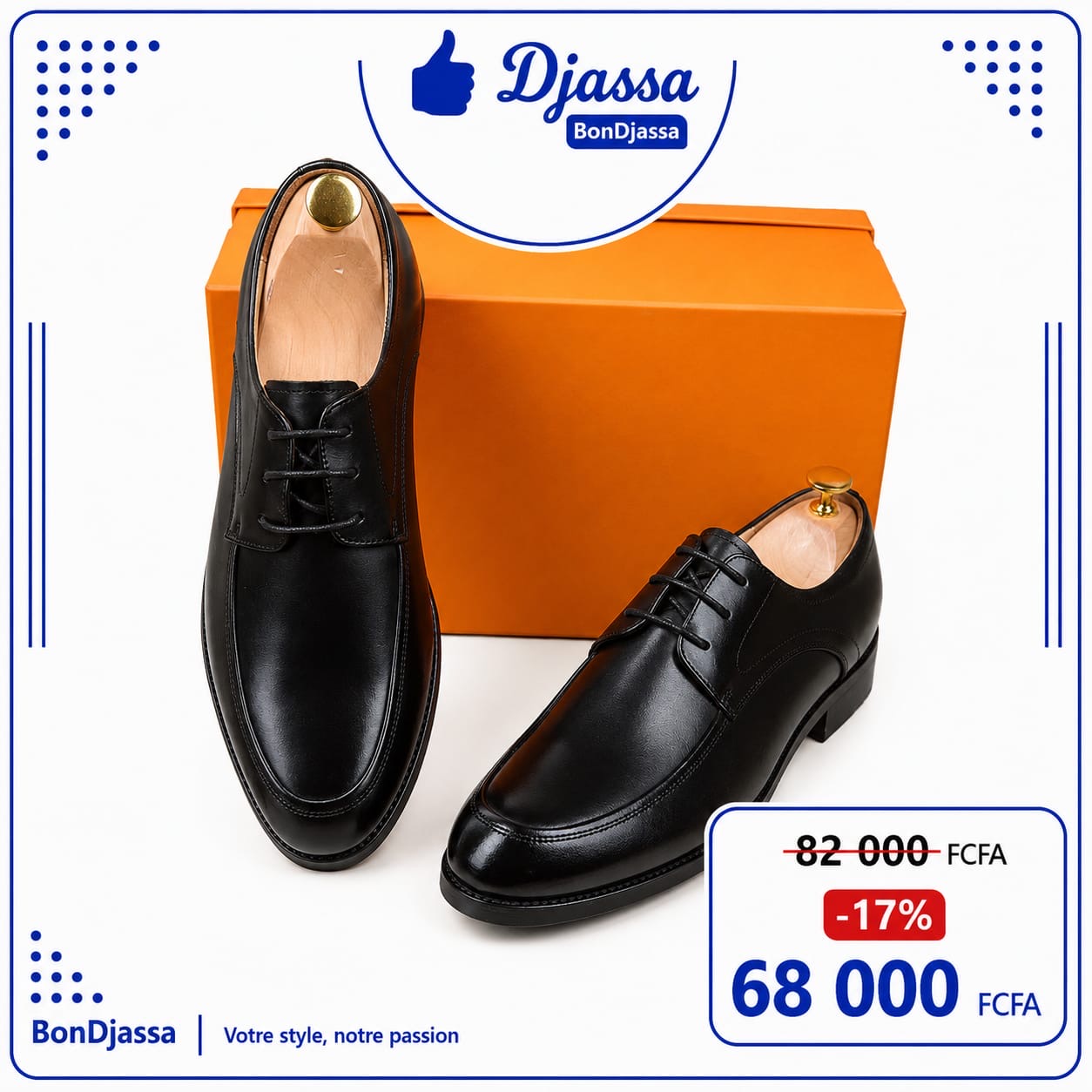 Soulier matière en cuir
