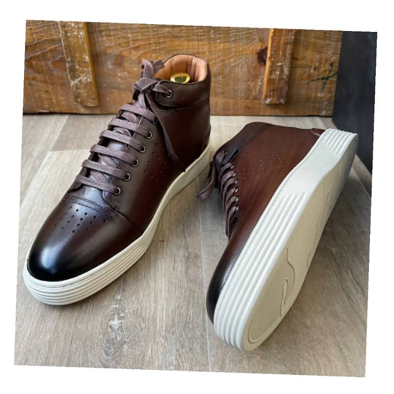 Basket En Cuir