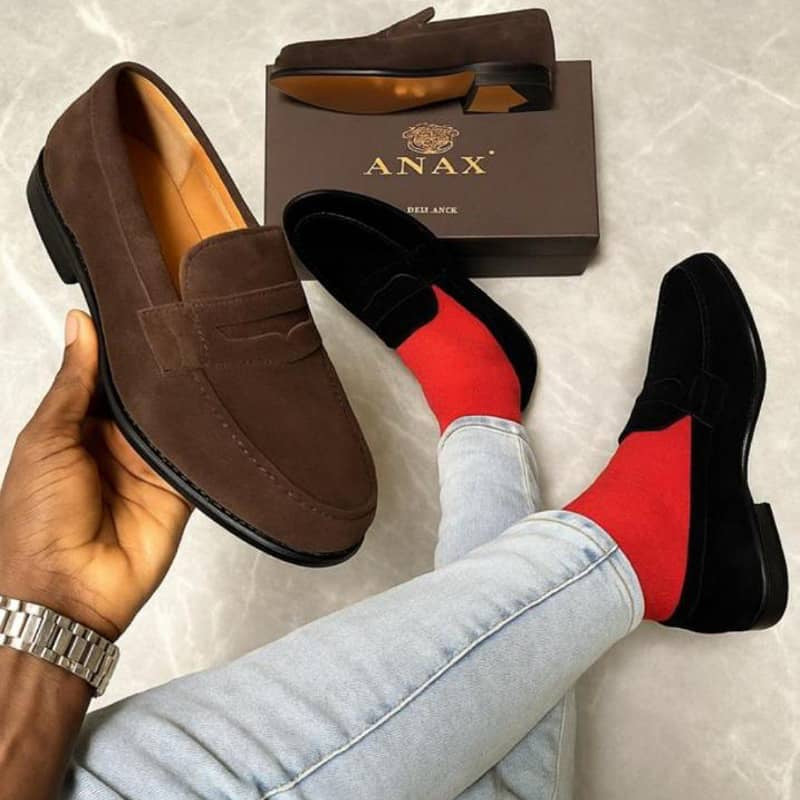 Mocassin En Cuir