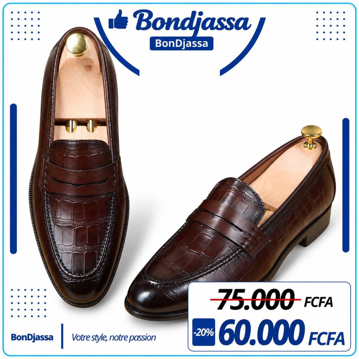 Tom fort Lamarque française matière en cuir