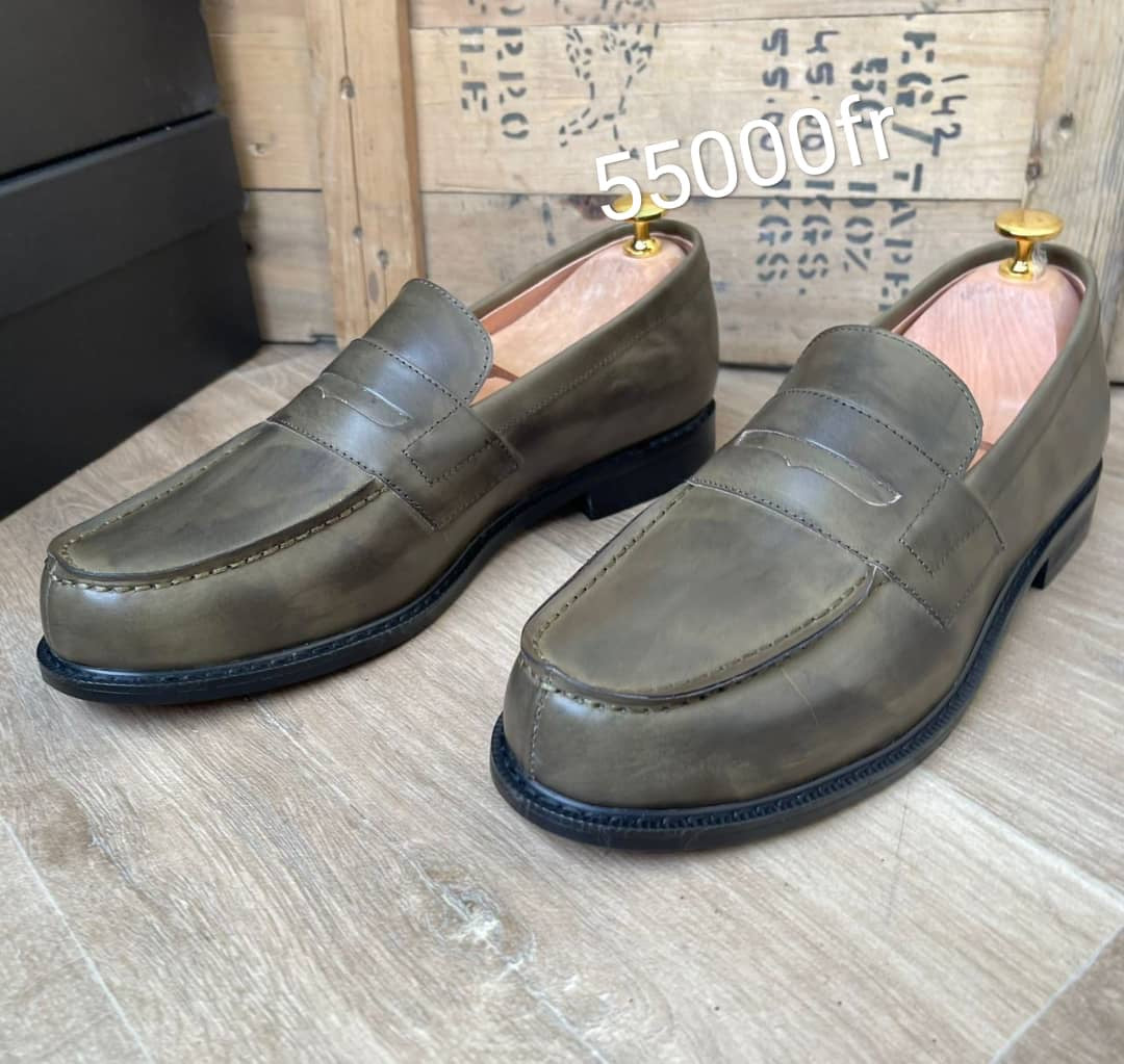 Mocassin En Cuir