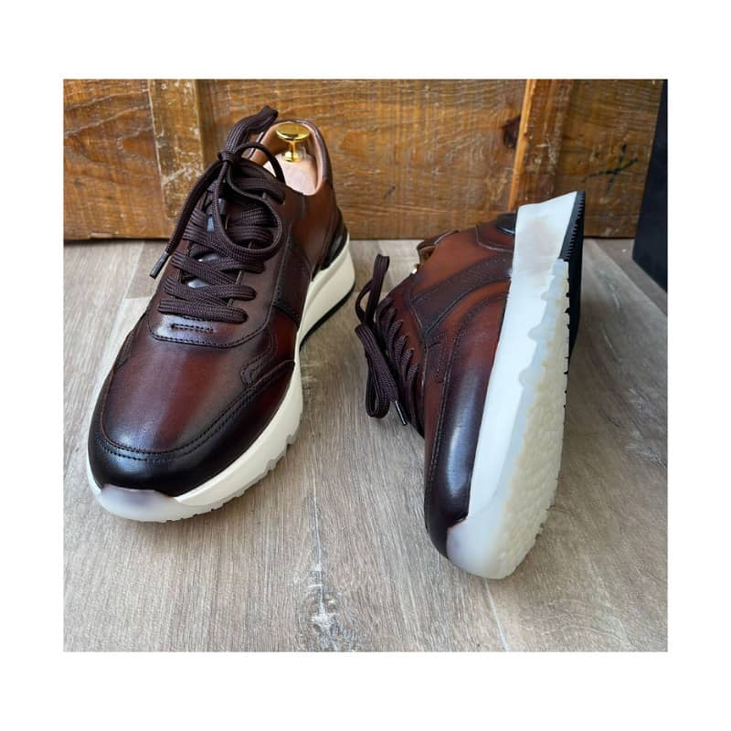 Basket En Cuir
