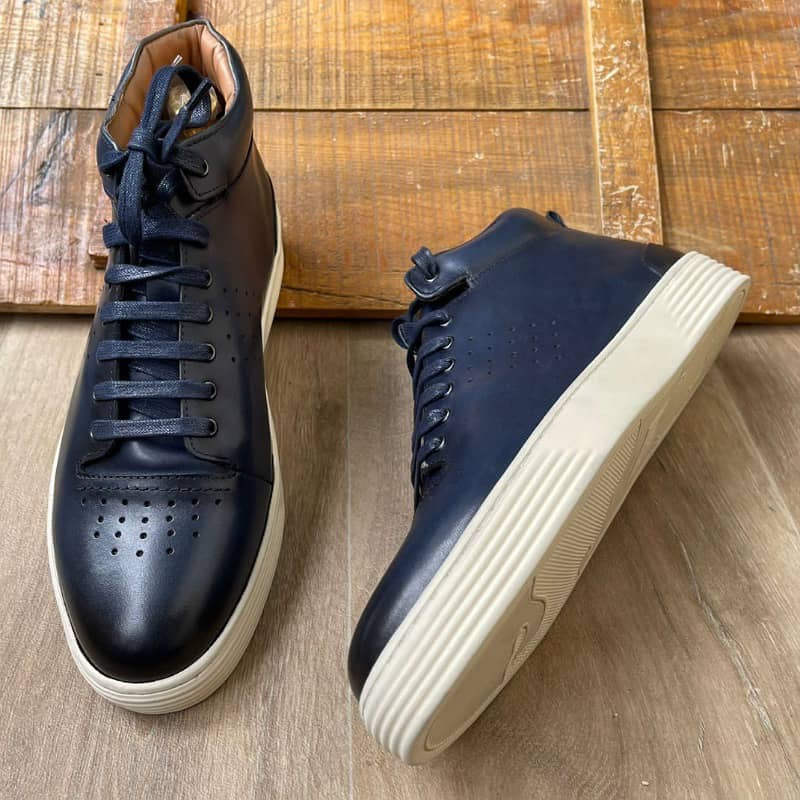 Basket En Cuir