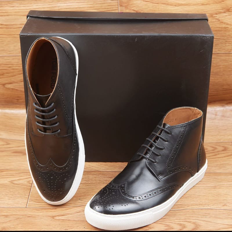 Soulier Botte En Cuir