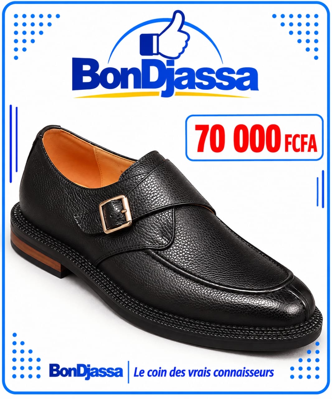 Soulier ANAX Lamarque italien matière en cuir
