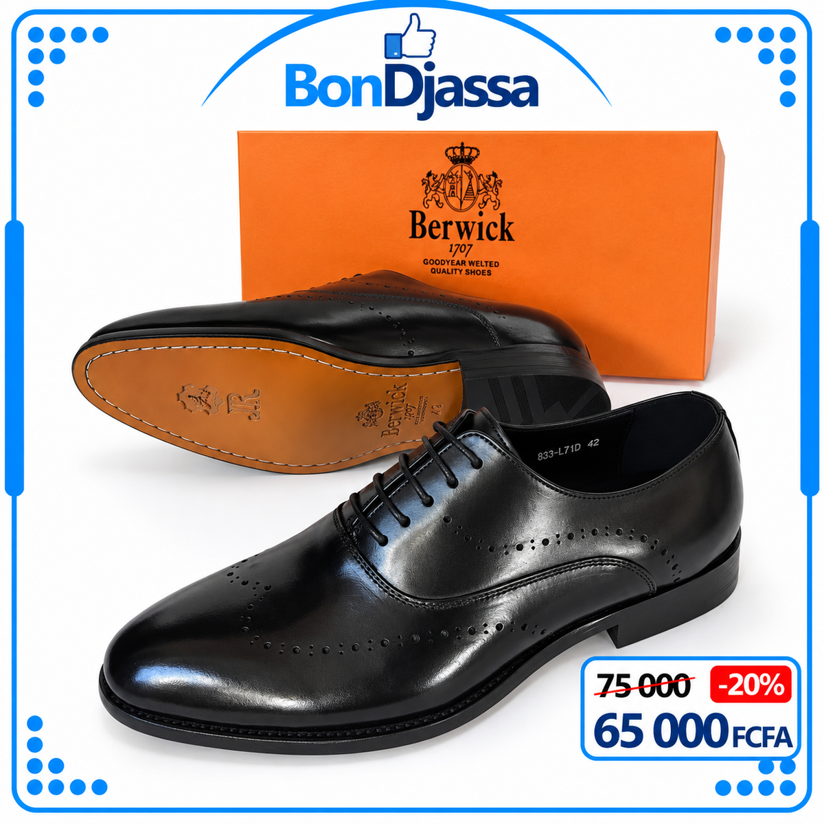 SOULiER en cuir Lamarque parisienne