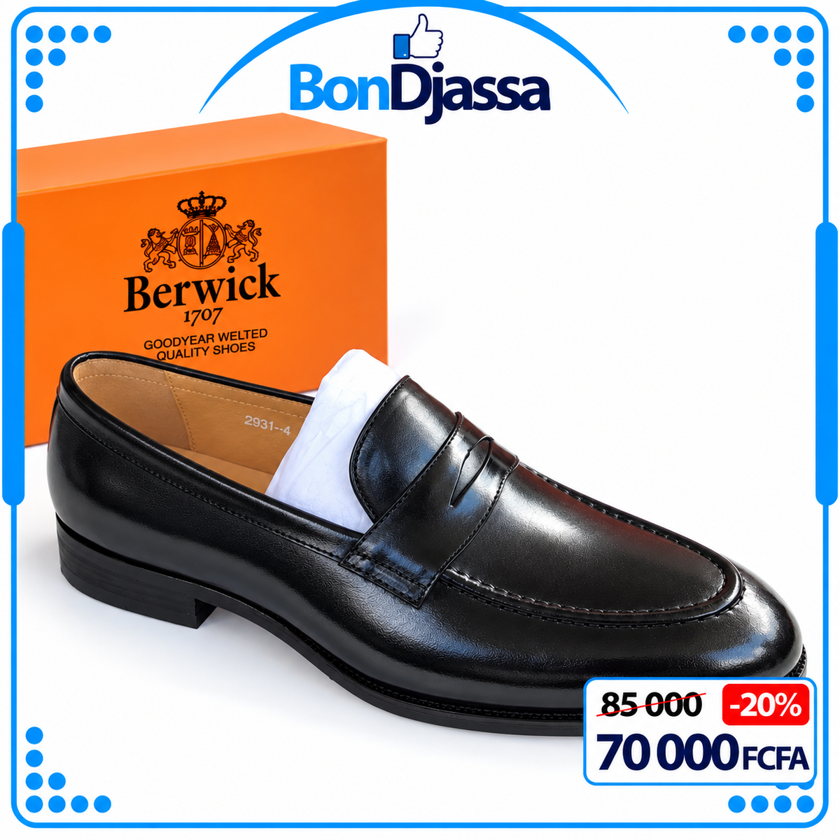 B.&.W.Ck En CUIR LAMARQUE PARISIENNE