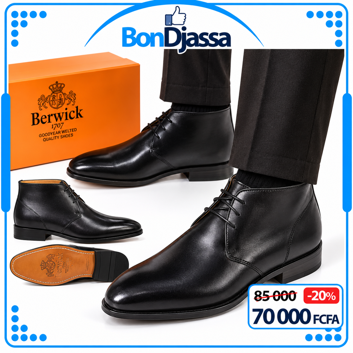 B.€W.Ck en cuir Lamarque parisienne