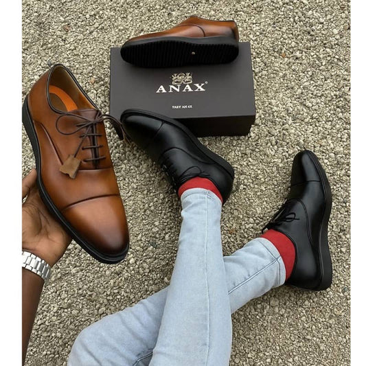 Soulier En Cuir A Lacets
