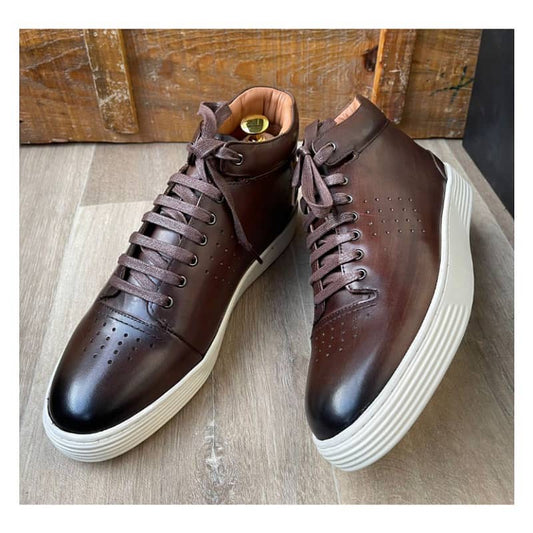 Basket En Cuir