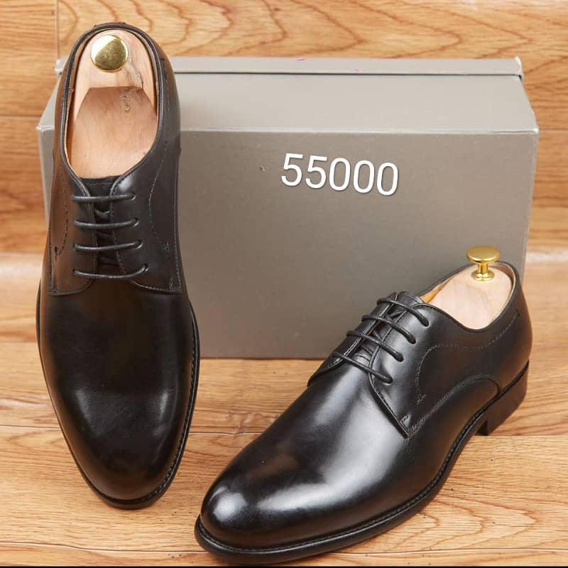 Soulier En Cuir A Lacets