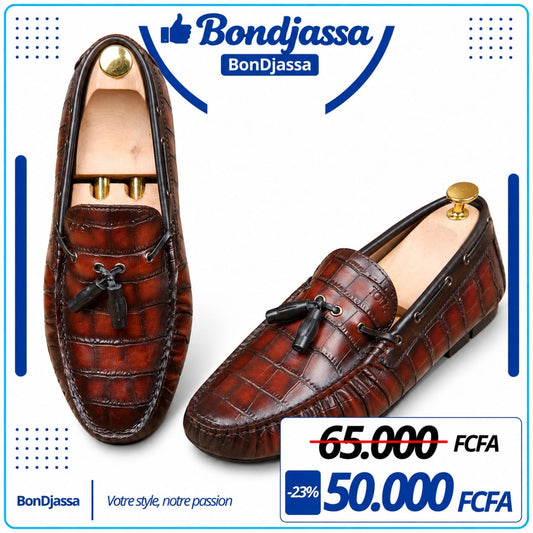 Baladeuse en cuir