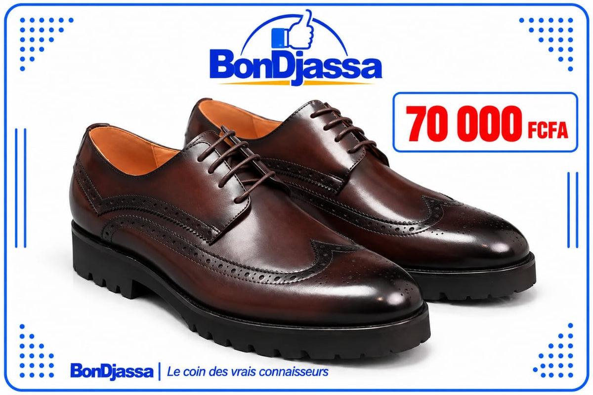 Soulier ANAX Lamarque italien matière en cuir