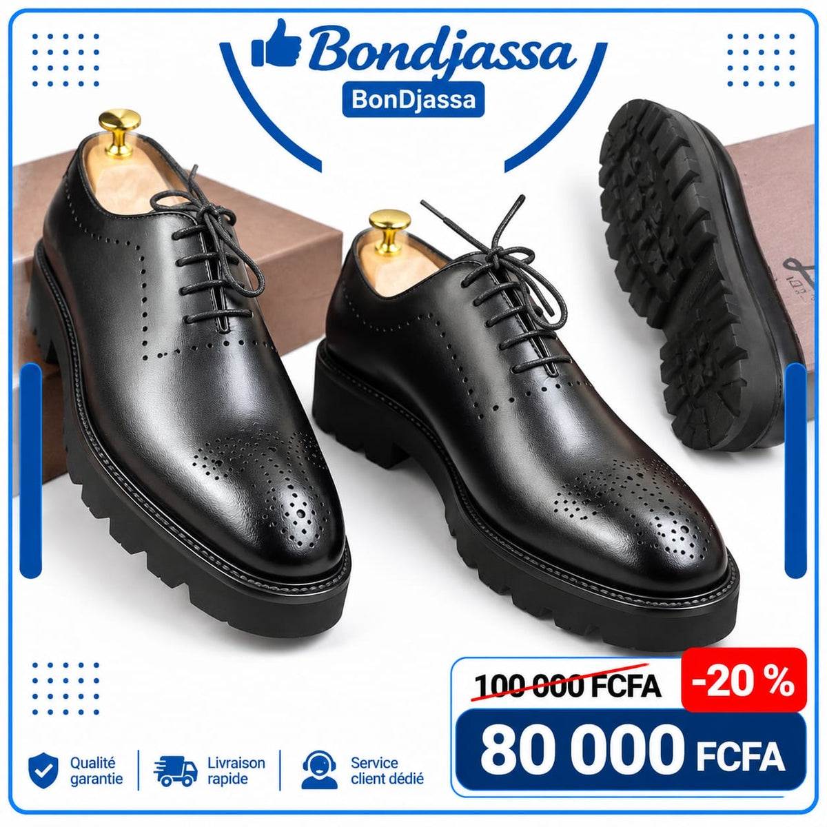 Soulier matière en cuir