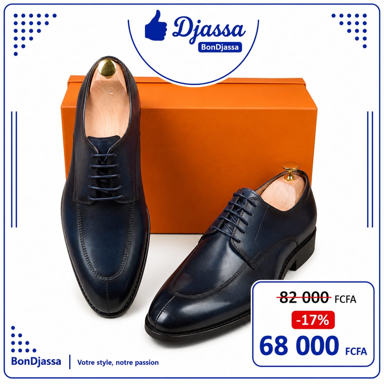 Soulier matière en cuir