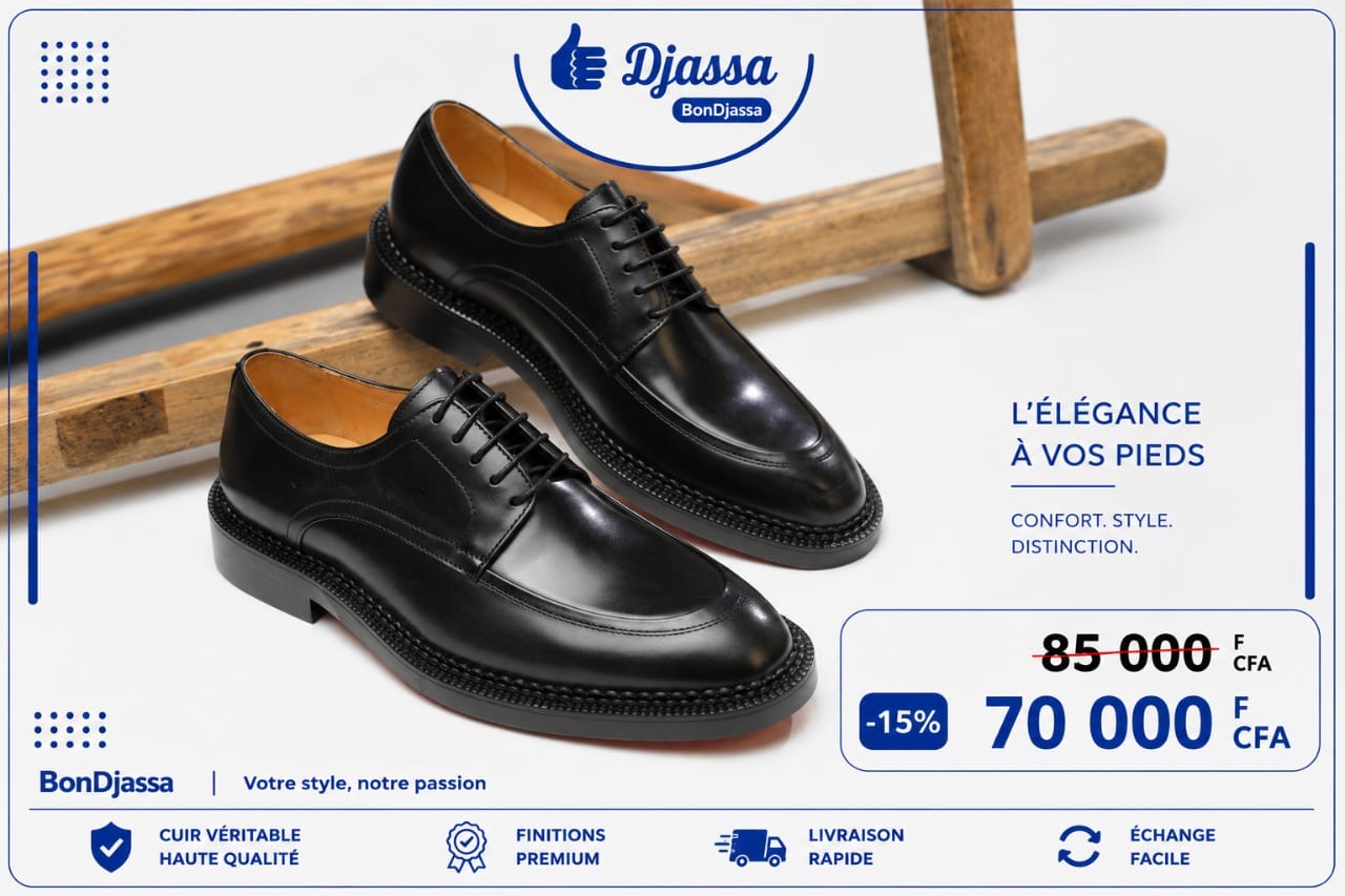 Soulier matière en cuir
