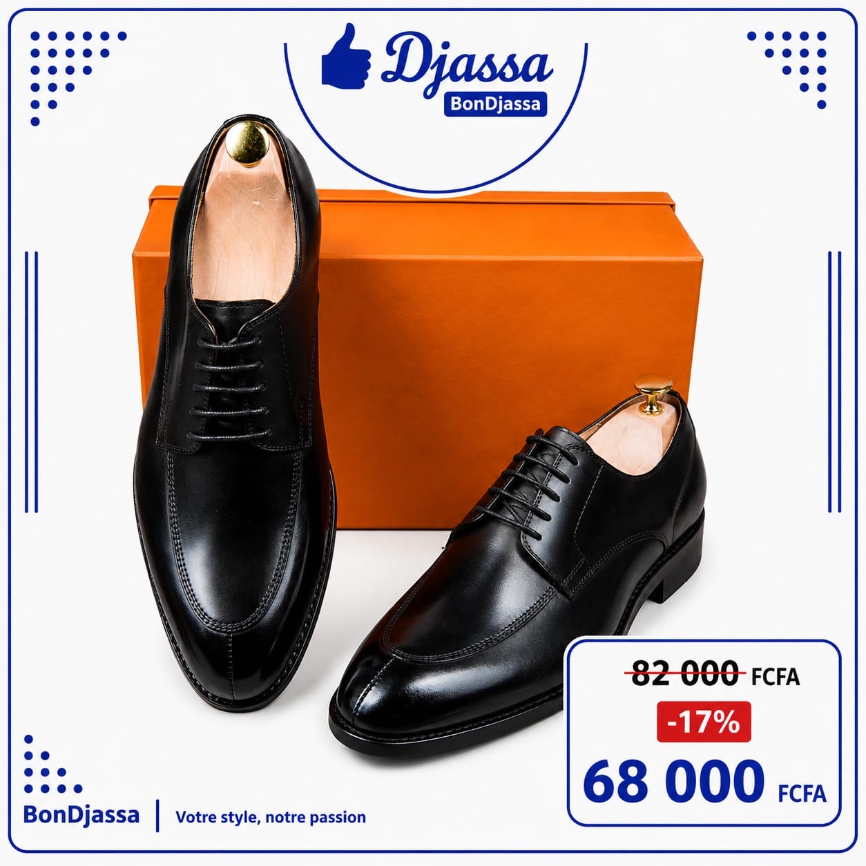 Soulier matière en cuir