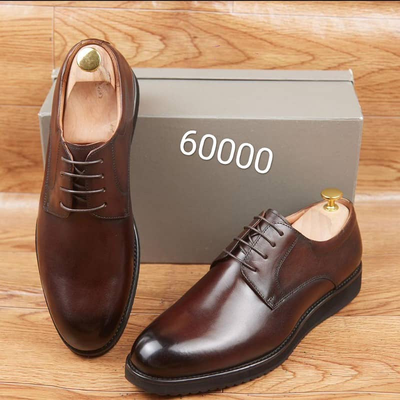 Soulier En Cuir A Lacets