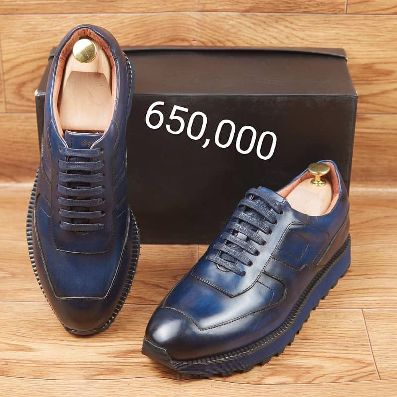 Soulier En Cuir A Lacets
