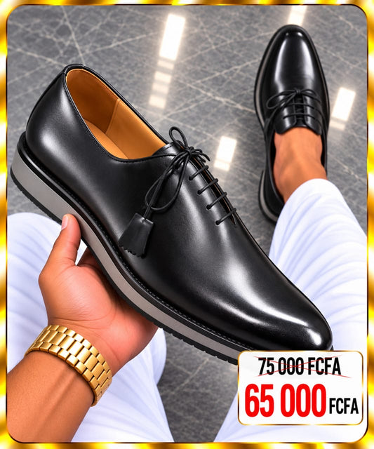 Soulier matière en cuir