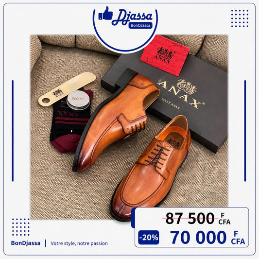 ANAX Lamarque italienne matière en cuir