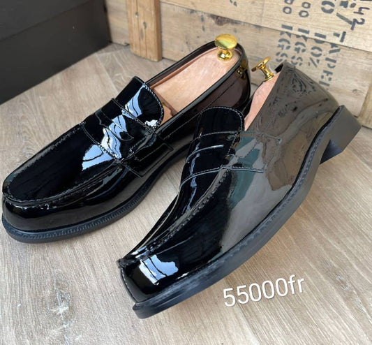 Mocassin En Cuir