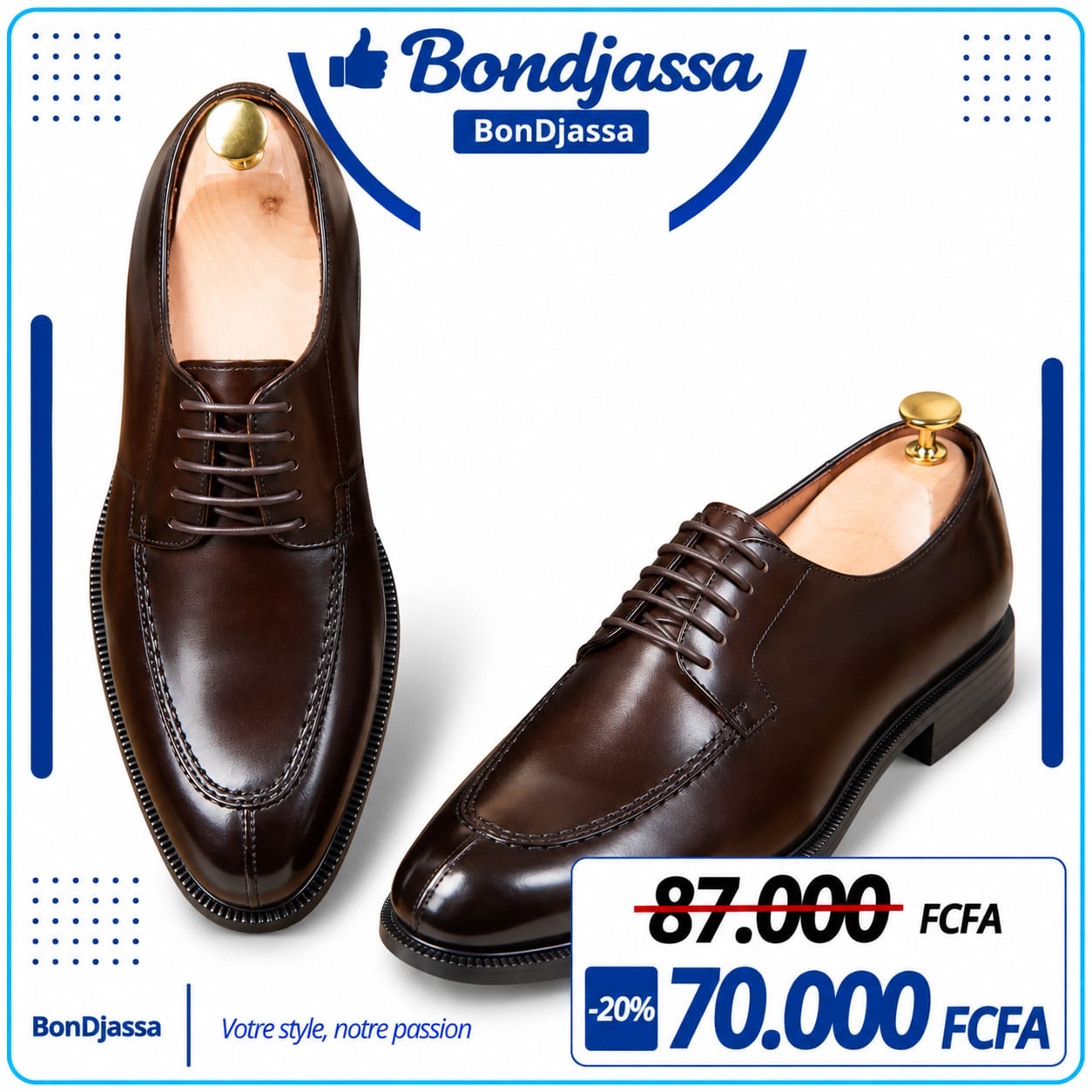 Tom fort Lamarque française matière en cuir