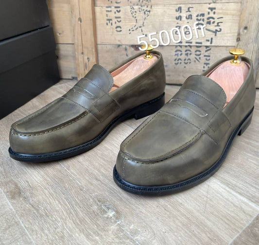 Mocassin En Cuir