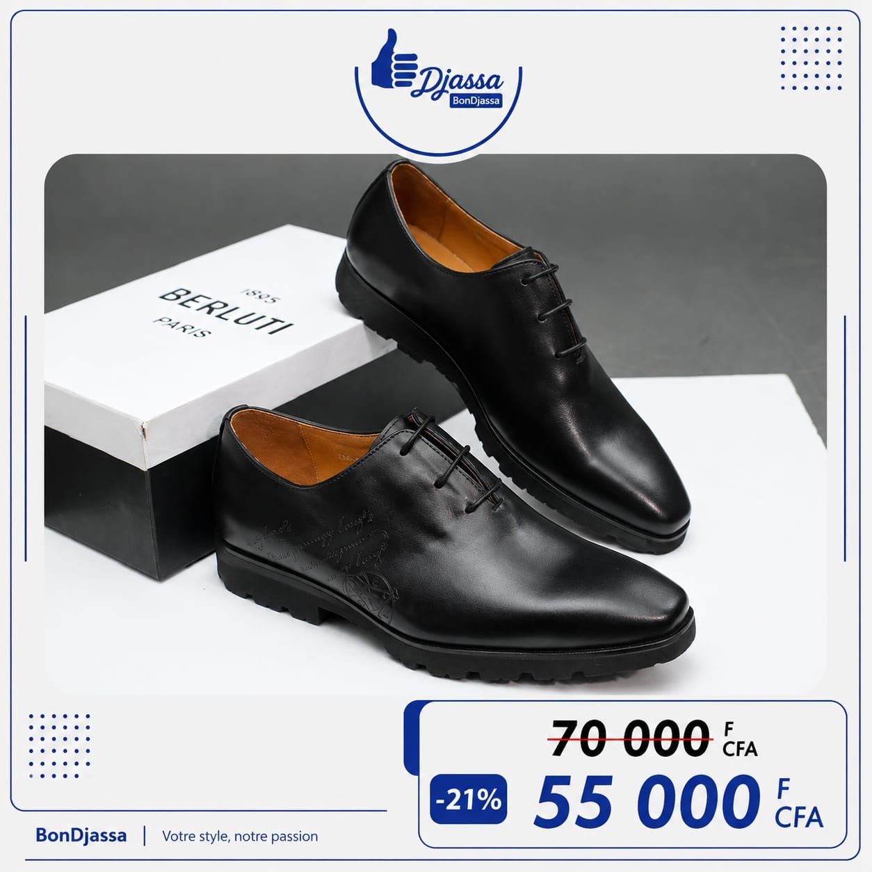 Berlut matière en cuir