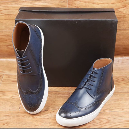 Soulier Botte En Cuir