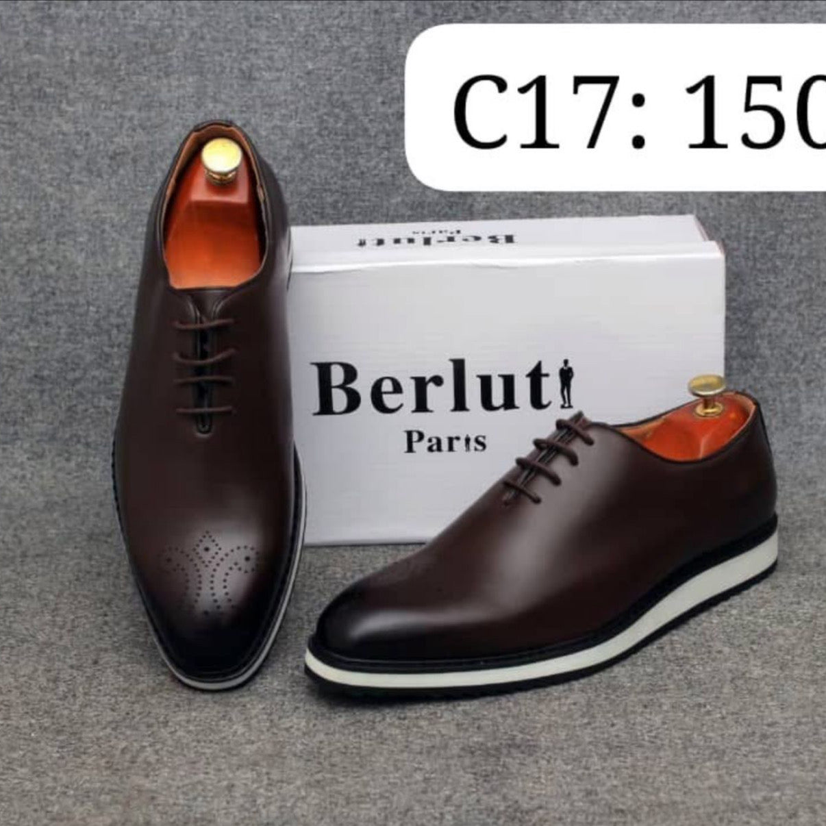 Soulier En Cuir A Lacets