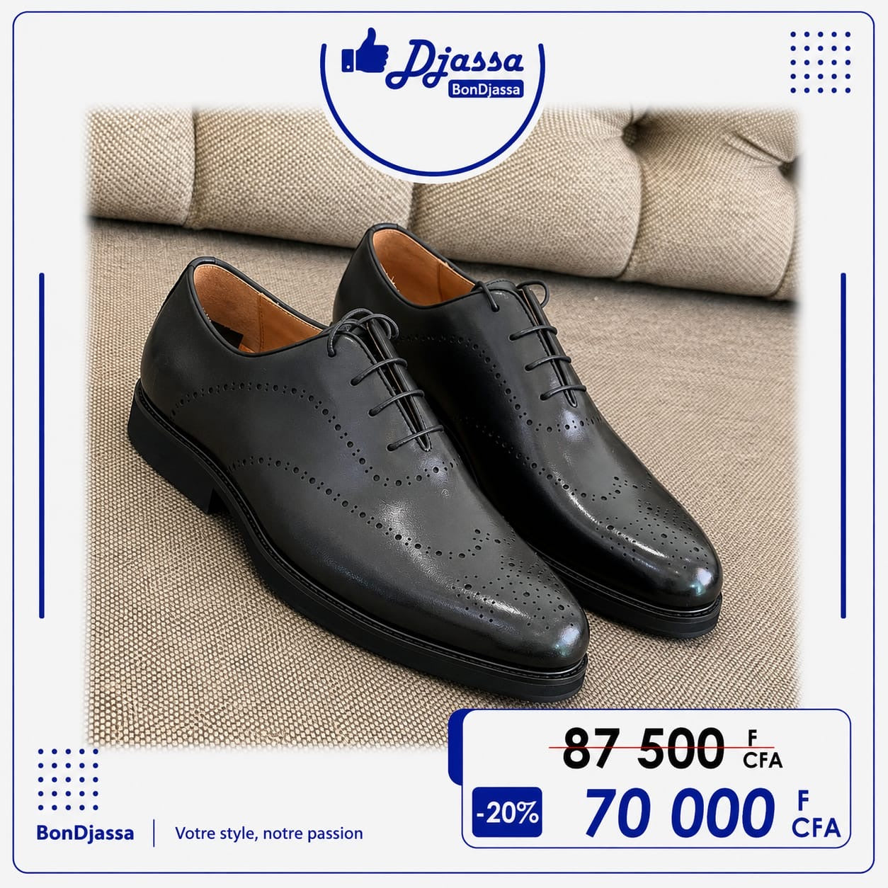 ANAX Lamarque italienne matière en cuir
