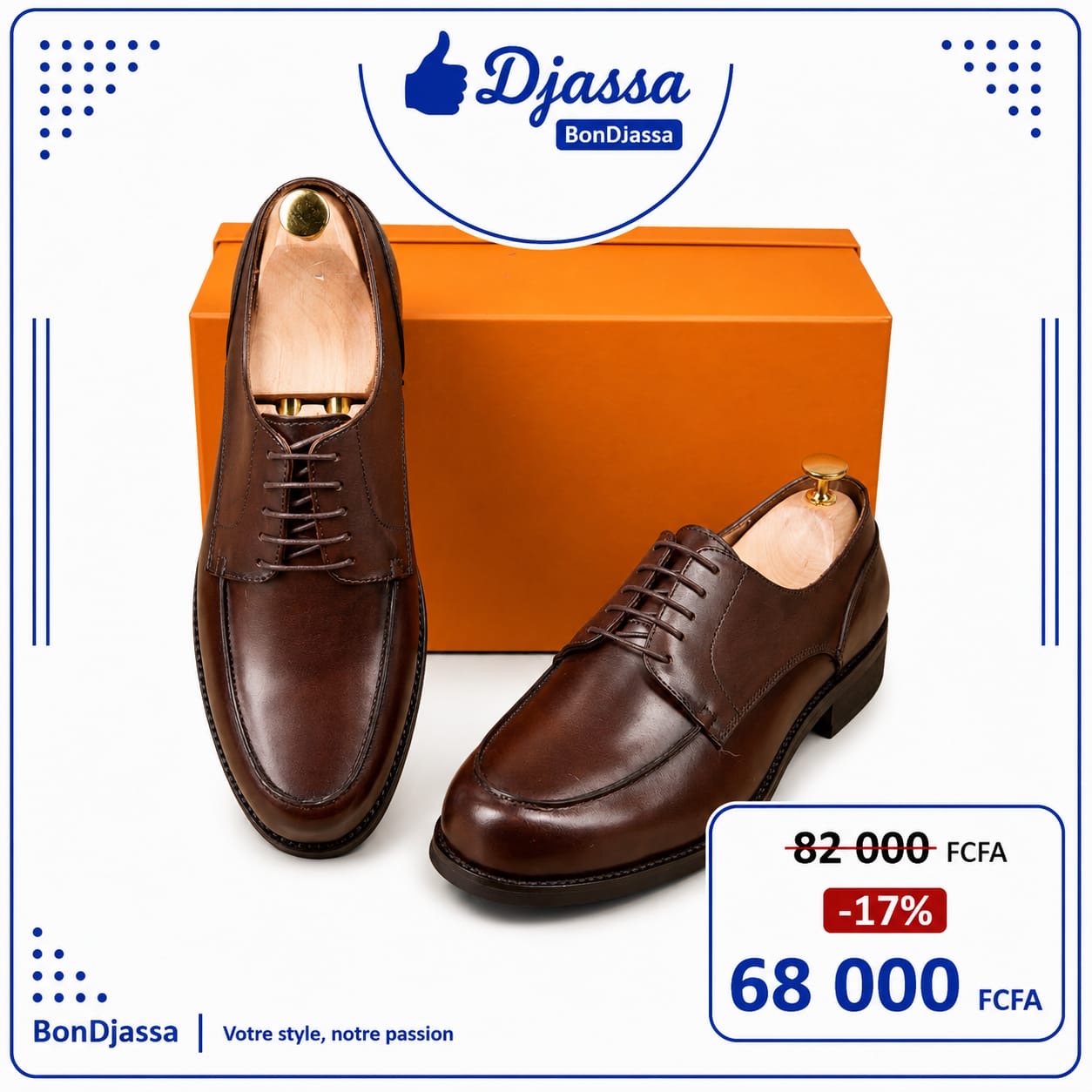 Soulier matière en cuir