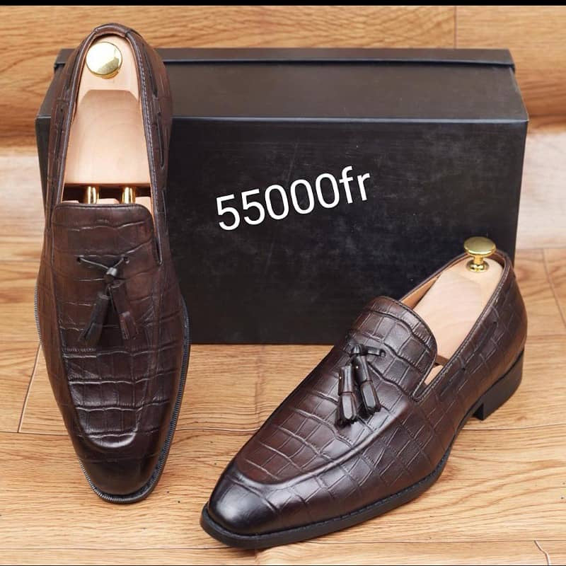 Soulier En Cuir A Lacets