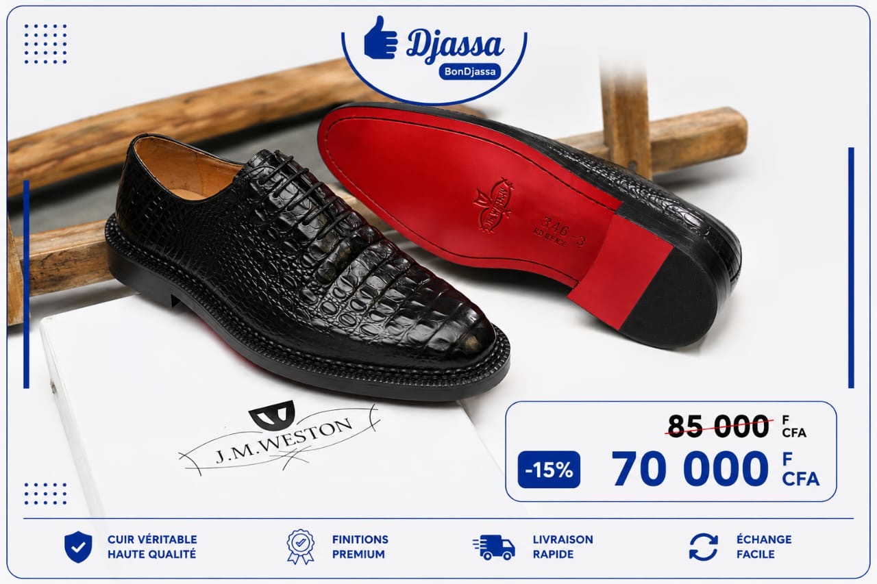 Soulier matière en cuir