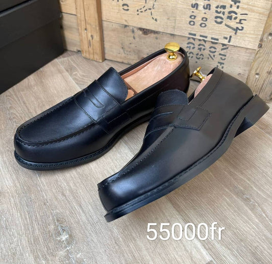 Mocassin En Cuir