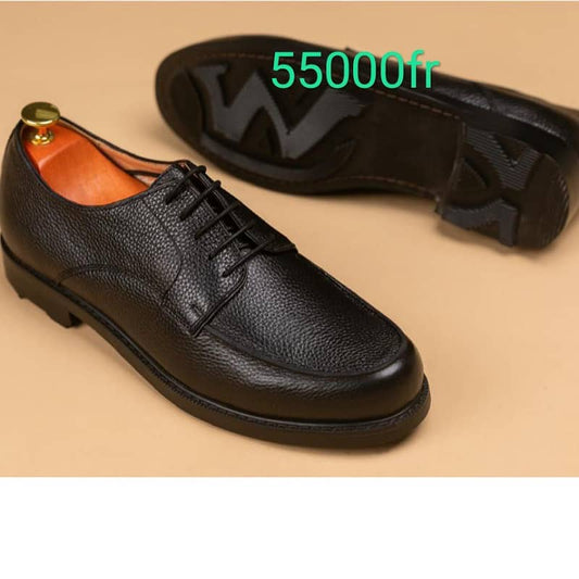 Soulier En Cuir A Lacets