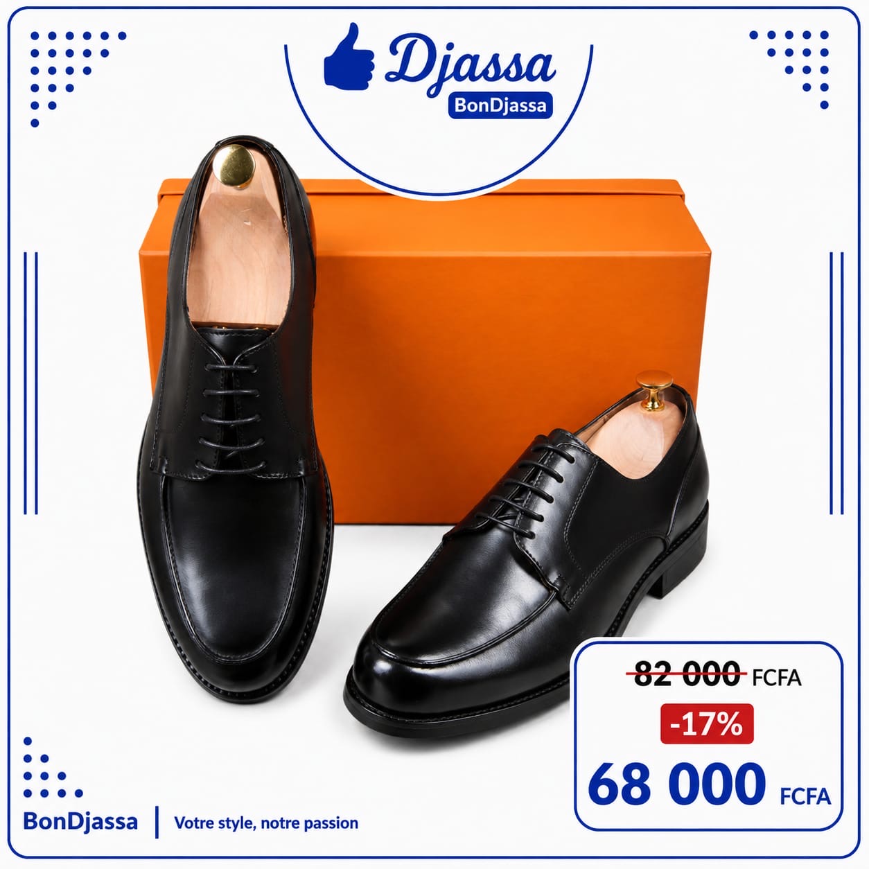 Soulier matière en cuir