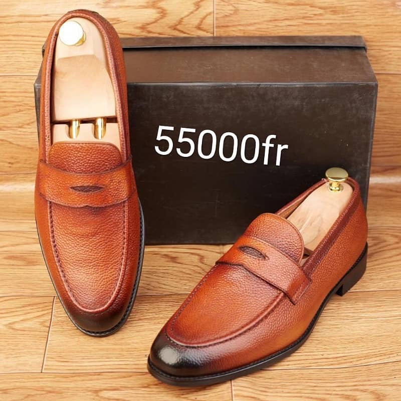 Soulier En Cuir A Lacets
