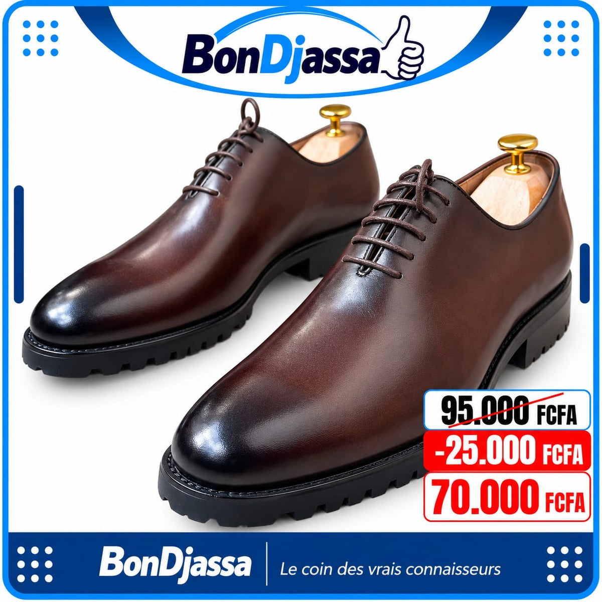 Soulier matière en cuir