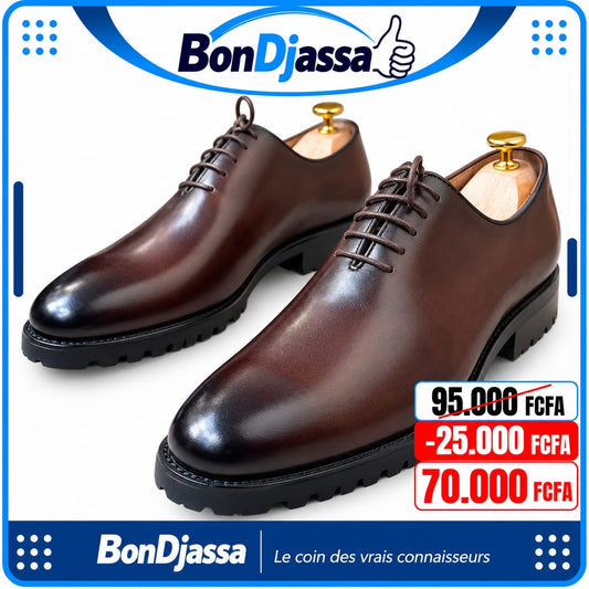 Soulier matière en cuir