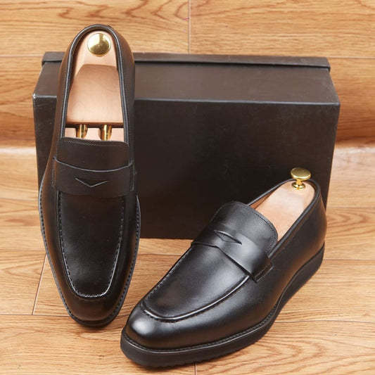 Mocassin En Cuir
