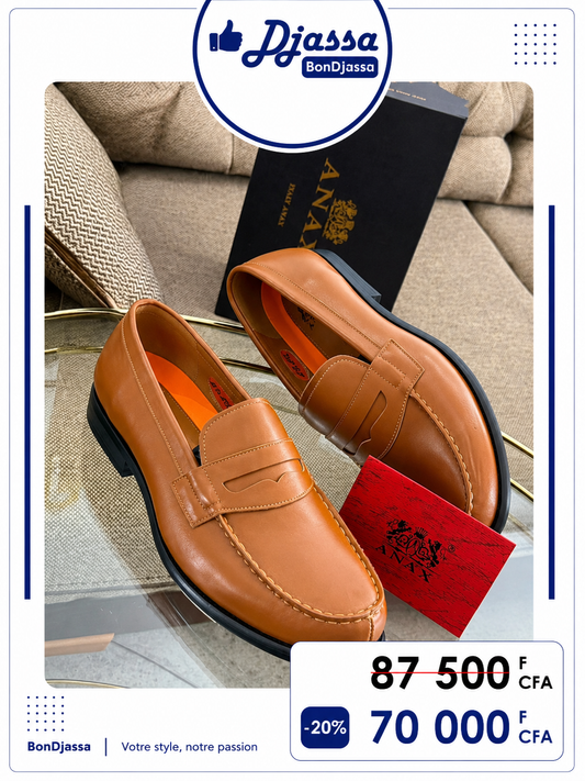ANAX MOCASSINS LAMARQUE Italienne MATIÈRE CUIR