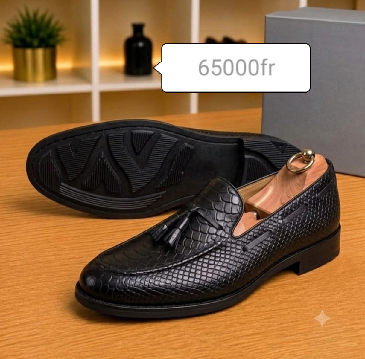 Soulier en cuir