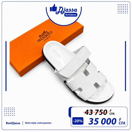 Sandale Hermes cuir précieuse